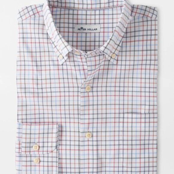 Peter Millar Other - Peter Millar Crown Lite Theo Cotton Long Sleeve Shirt EUC Medium